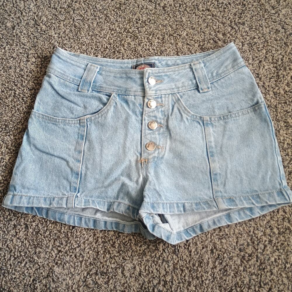 Paris Blues Vintage High waisted Micro Mini Booty Short Shorts 28x1.5 Western